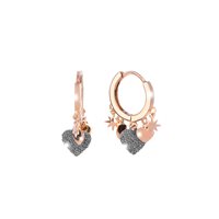 Boucles d'oreilles Rebecca Femme Jolie in Argent Diamante SJOOAR81